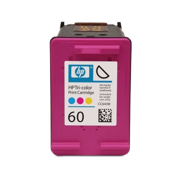 Cartucho Hp Tricolor De Tinta 60 - Imagen 4