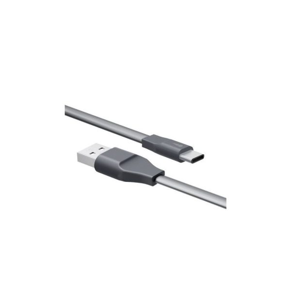 Cable de Datos Oraimo Tipo USB-C 1 Metro Gris - Imagen 4