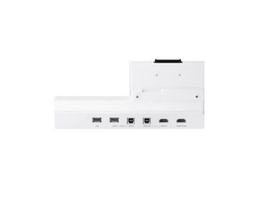 Bandeja multipuertos para Flip 55/65 pulgadas, Peso 0,5 kg, VESA mount: 40x40, Conectividad Adicional 1 USB, 1 USB External (in/out), 1 Touch Out, 1 HDMI 1 Hdmi out (Screen share), 1 NFC