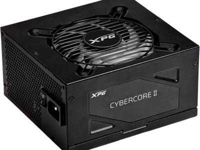 XPG CYBERCORE II, Negro, 80+ Platinum, Full Modular, 1300W, ATX 24x1, EPS 8x2, PCIE 6+2x10, MOLEXx8, 12VHPWRx1, SATAx12, Condensador 100% Japonés, 10 Años de Garantía