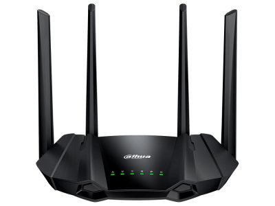 Router Dahua WI-FI 6 AX 1500 (300Mbps 2,4GHz / 1201Mbps 5GHz),Beamforming para una mejor cobertura,MI-MIMO Bidireccional,OFDMA y 1024-QAM,Acceso WiFi protegido (WPA/WPA2),Control parental.
