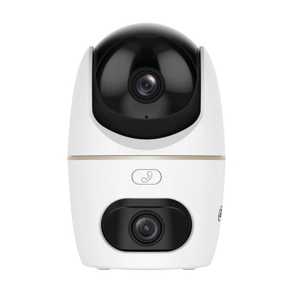 Cámara Dahua Wifi Doble lente / 5MP / PT / DWDR, IR hasta 30mts, AI Detección Humana y Mascotas, Doble lente / Doble IR, Patrullas (Preset Patrol) Autoseguimiento, Alarma por Sonido Anormal, Boton de Llamada, WIFI 6 Boble banda - 2.4GHz / 5.GHz, Audio vidireccional, Soporta Micro SD hasta 256GB, Gestion desde la App DMSS (Dahua)