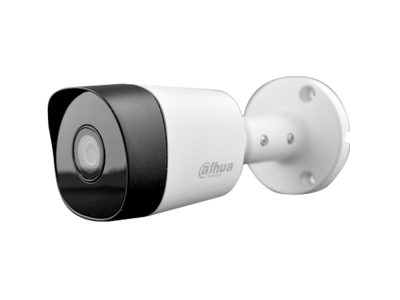 Camara Dahua  Bala , 2MP, Lente fijo 2,8mm, 4en1 (CVI/TVI/AHD/CVBS), DWDR, Smart IR20m, Metalica, 12VDC. MIC