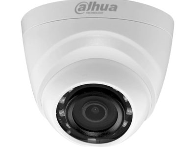 Camara Dahua Domo,2MP, Lente fijo 2,8mm, 4en1 (CVI/TVI/AHD/CVBS), Plastico, IR20m, 12VDC.