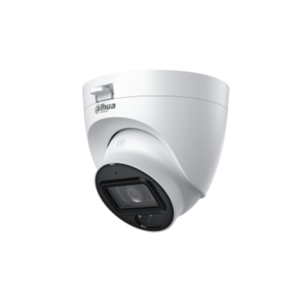 Camara Dahua Domo, 5MP, Full Color, Lente Fijo 2.8 mm, Audio incorporado, WDR, 4en1 switchable (CVI/TVI/AHD/CVBS), Metal, IR40m, IP67, 12VDC. - Imagen 3