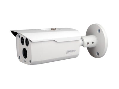 Camara Dahua Bullet, 2MP, Lente fijo de 3.6mm, 4en1 (CVI/TVI/AHD/CVBS), IR 80m, IP67, 12VDC.