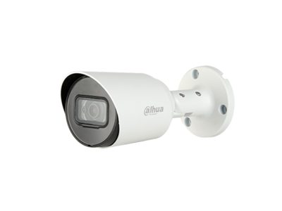 Camara Dahua Bullet, 2MP, Lente fijo 2,8mm, 4en1 (CVI/TVI/AHD/CVBS), Metal, IR30m, IP67, 12VDC.