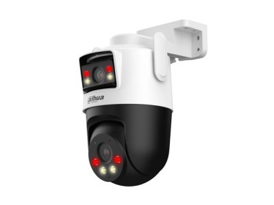 Cámara Dahua Wifi Doble lente / 5MP / PT / IP66, IR y Iluminación hasta 20 y 30 mts, AI Detección Humana y Vehiculos, Patrullas (Preset Patrol) Autoseguimiento Humano y de Vahiculos, Alarma de Sonido y de Luz, Smart Dual Light, Wifi 6, Audio vidireccional, Soporta Micro SD hasta 256GB, Gestion desde la App DMSS (Dahua)