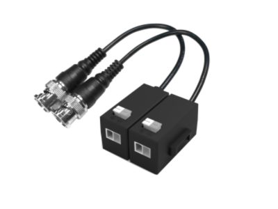 Par de Video balun pasivo HDCV/CVBS/AHD/TVI, Maximo 2Mpx, 400mts a 1Mpx, 250mts a 2Mpx (RG59)