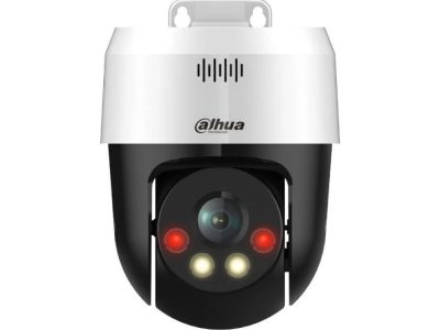 Cámara IP Dahua tipo PT 5MP Full Color/ Smart Dual Light / IR 30M/ Deteccion humana y vehiculos/ H.265/ POE / Audio Bidireccional/ IP66/ Alarma Sonora y luminosa/ CMOS STARVIS