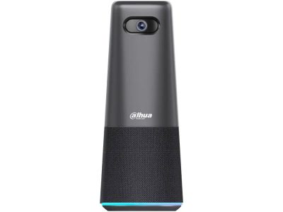 Cámara Dahua USB todo en uno 1080P,2MP / FHD a 30fps, gran angular de 100° reducción de ruido digital 3D,Procesamiento de voz multidimensional, presenta más naturaleza, voz abundante y clara,Algoritmo de matriz omnidireccional de 4 micrófonos, captación de sonido de 360° y 4mts (radio),Admite reducción de ruido  AI/AEC/ANS/AGC; Suprima eficazmente