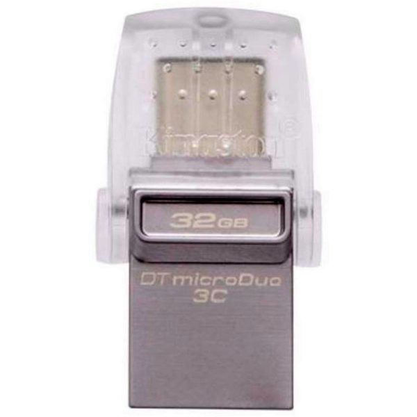 Memoria USB Kingston DataTraveler microDuo 3C  32GB 3.1 Gen 1 plateado - Imagen 3