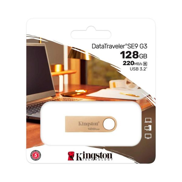 Memoria USB128GB 220MB/s Metal USB 3.2 Gen 1 DataTraveler SE9 G3 - Imagen 4