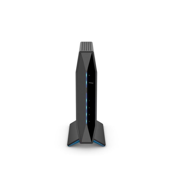 Router  E5600 AC1200 WIFI 5,Doble banda 2,4 GHz + 5 GHz (866 + 300 Mbps),4 antenas internas ,puertos 1 WAN+ 4 LAN,procesador 880 MHz de doble núcleo,Flash NAND de 128 MB y DDR3 de 128 MB,WPA2 personal.