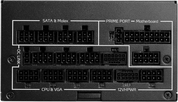 XPG FUSION, Negro, Digital, Soporte de software PRIME, 80+ Titanium, Full Modular, 1600W, ATX24x1, EPS 8x2, PCIE 6+2x10, MOLEXx4, 12VHPWRx2, SATAx12, Condensador 100% Japonés, 12 Años de Garantía - Imagen 5