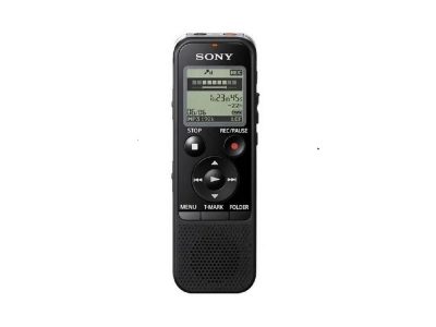 Grabador Sony de voz digital con USB integrado, 4GB de memoria,  batería AAAx2