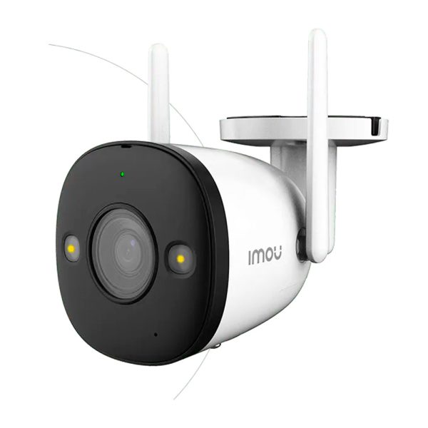 Camara Dahua Imou Bullet, 2MP, WIFI, Full Color, Lente 2.8mm, Slot para tarjeta SD hasta 256GB, H265, IR30M, DWDR, deteccion de movimiento inteligente, Audio de 2 vias.