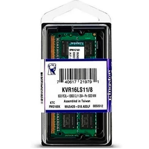 Memoria ram kingston para pc 8GB DDR3 1600MHz
