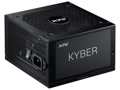 XPG KYBER, Black, 80+, Gold, Non-Modular, 750W, ATX24x1, EPS 8x2, PCIE 6+2x6, MOLEXx2, Premium Capacitor,