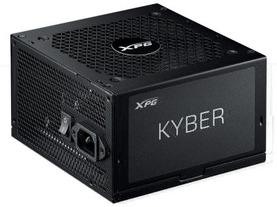 XPG KYBER, Black, 80+, Gold, Non-Modular, 850W, ATX24x1, EPS 8x2, PCIE 6+2x6, MOLEXx2, Premium Capacitor,