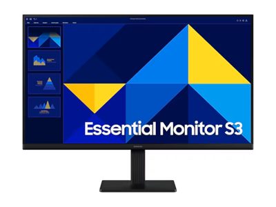 Monitor Samsung plano ultra delgado 27  Pantalla sin bisel de 3 lados  1920 x 1080 Panel IPS  100 HZ  5 MS  HDMI y VGA  Brillo 250  (incluye cable HDMI) VESA 100*100 Garantía:  3 años