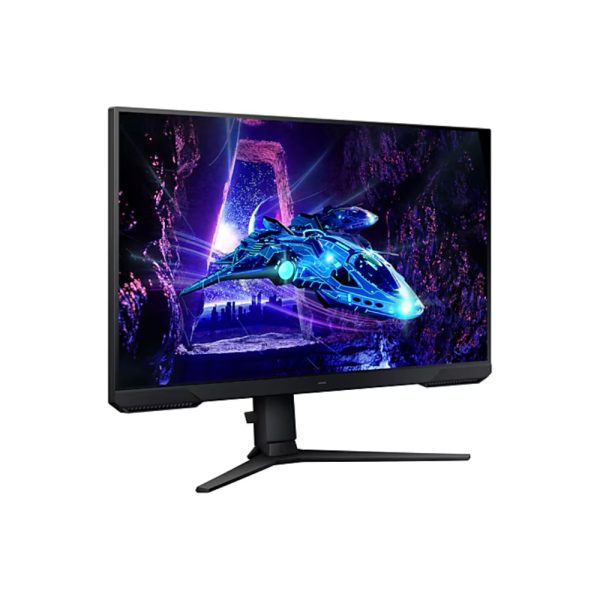 Monitor Samsung  plano gamer Odyssey G3 27 Panel  VA  Color Negro, Brillo: 250cd/m2 16:9,  Res: 1920X1080, TR: 1 ms 180 HZ Eye Saver Mode, Flicker Free, Windows Certification,  FreeSync Premium,Pantalla VESA HDR 400, Conectividad: Display Port 1.4, HDMI 2.0, USB service   Auriculares - Vesa, 75*75, Incluye (Cable DP) 3 años de Garantia - Imagen 5