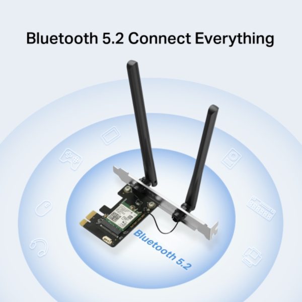 Adaptador de red MERCUSYS PCIe AX3000 Wi-Fi 6 Bluetooth 5.2 - Imagen 5