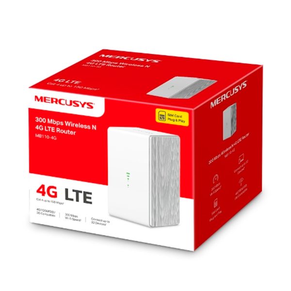 Router  MERCUSYS Inalambrico 300mbps COLOR Blanco - Imagen 5