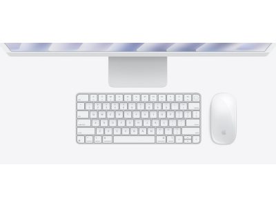 iMac 24-inch iMac with Retina 4.5K display: Apple M4 chip with 10-core CPU and 10-core GPU, 24GB, 512GB SSD - Silver