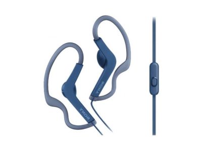 Audífonos Sony deportivos internos MDR-AS210 Color  Azul  ajuste seguro mientras corres