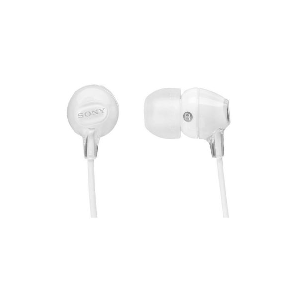 Audífonos Sony internos MDR-EX15AP  Color Blanco de silicona de ajuste seguro. (con micrófono) - Imagen 3