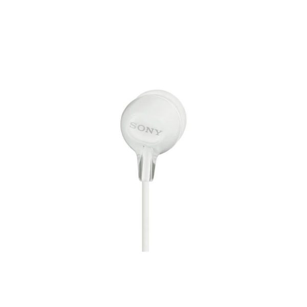 Audífonos Sony internos MDR-EX15LP Color Blanco, de silicona de ajuste seguro. - Imagen 4