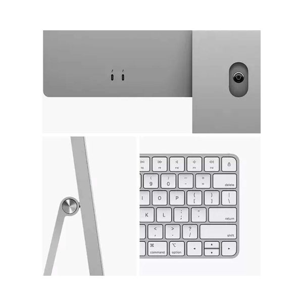 Computador iMac Apple 24 pulgadas con Chip M1 (2021) 8GPU - 512GB - Plata - Imagen 4