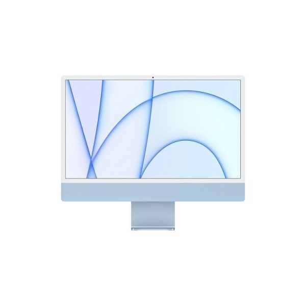 iMac con pantalla Retina 4,5K de 24 pulgadas: Chip M1 de Apple con CPU de ocho núcleos y GPU de siete núcleos, 256 GB - Azul
