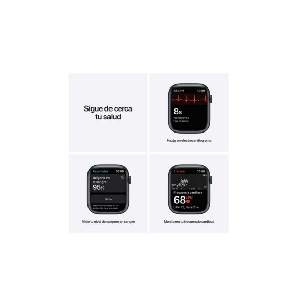Apple Watch Series 7 (GPS) Correa deportiva Medianoche - Imagen 5