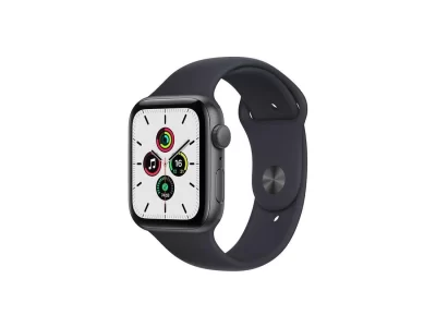 Apple Watch SE (GPS) Caja de aluminio en Gris Espacial de 44 mm Correa deportiva Medianoche