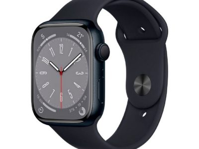 Apple Watch Series 8, Cuenta con Caja de Aluminio, Con GPS, Negro