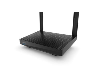 Router Mesh MR7350, AX1800 de doble banda Gigabit 574 + 1201 Mbps,Doble banda (2,4 GHz + 5 GHz) 2 x 2 WiFi 6,Actualizaciones automáticas del firmware,Puerto USB 3.0,1 Gigabit WAN,4 Gigabit LAN,2 antenas externas ajustables,Procesador de núcleo Quad de 1,2 GHz,Cobertura de hasta 158 m², funciona con 20 o más dispositivos y proporciona velocidades de