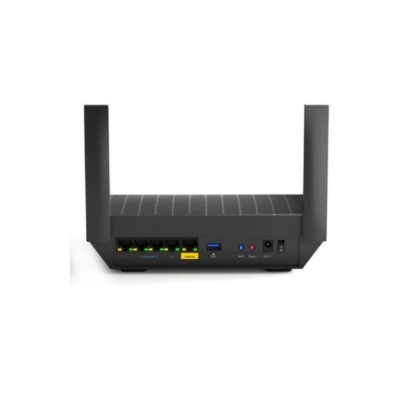 Router Mesh MR7350, AX1800 de doble banda Gigabit 574 + 1201 Mbps,Doble banda (2,4 GHz + 5 GHz) 2 x 2 WiFi 6,Actualizaciones automáticas del firmware,Puerto USB 3.0,1 Gigabit WAN,4 Gigabit LAN,2 antenas externas ajustables,Procesador de núcleo Quad de 1,2 GHz,Cobertura de hasta 158 m², funciona con 20 o más dispositivos y proporciona velocidades de - Imagen 4