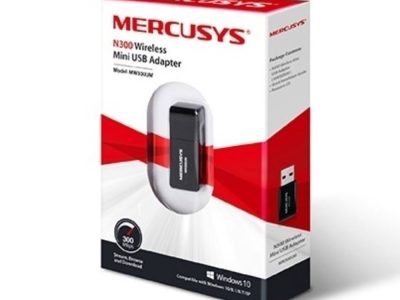 Adaptador Mini MERCUSYS USB 20 Inalámbrico de 300Mbps COLOR Negro