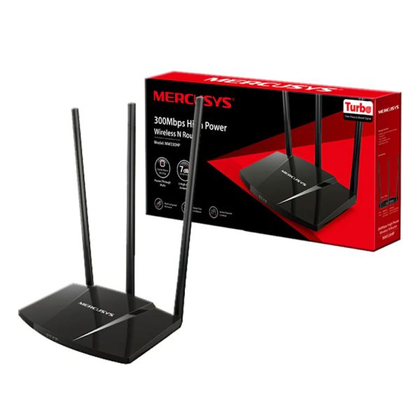 Router Mercusys TPLINK 300mbps COLOR Negro - Imagen 3