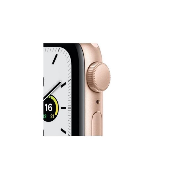 Apple Watch SE GPS, 40mm Gold Aluminium Case with Pink Sand Sport Band - Imagen 3