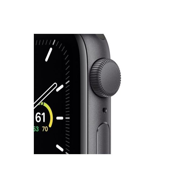 Apple Watch SE (GPS) - Caja de aluminio en gris espacial de 40 mm - Correa deportiva negra - Talla única - Imagen 3