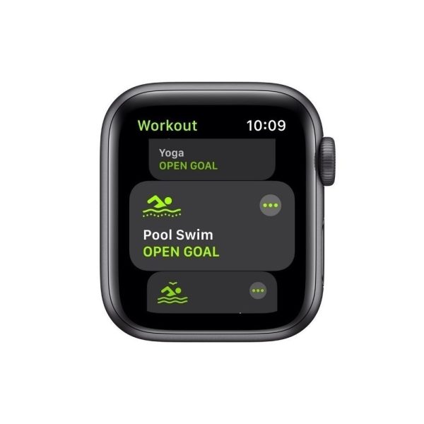Apple Watch SE (GPS) - Caja de aluminio en gris espacial de 40 mm - Correa deportiva negra - Talla única - Imagen 4