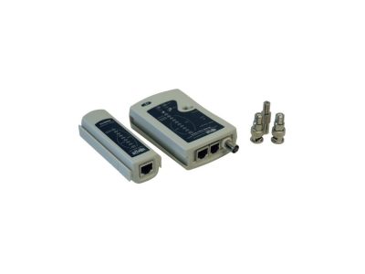 Cable de Red probador de Continuidad para conjuntos de cable Cat5/Cat6, Telefónico y Coaxial