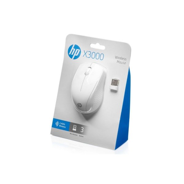 Mouse HP X3000 Blanco - Imagen 4