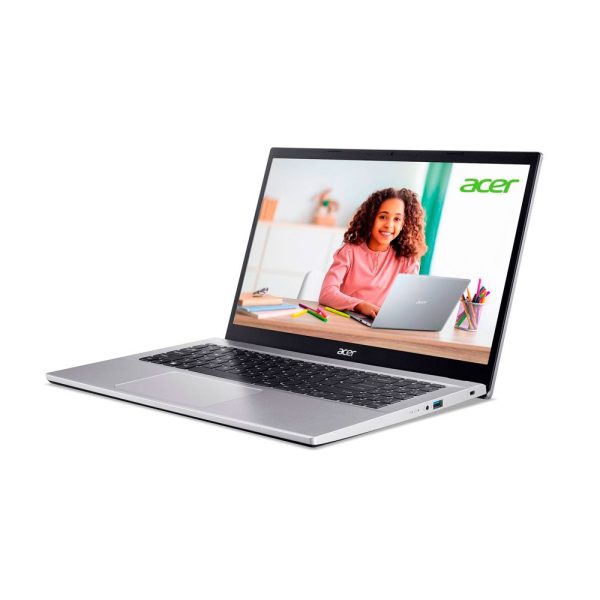Computador Portatil Acer, Ci3 1215U, Pantalla 15,6 Pulgadas, Memoria Ram 8GB Disco SSD 256GB, Windows 11 home, Plata - Imagen 3
