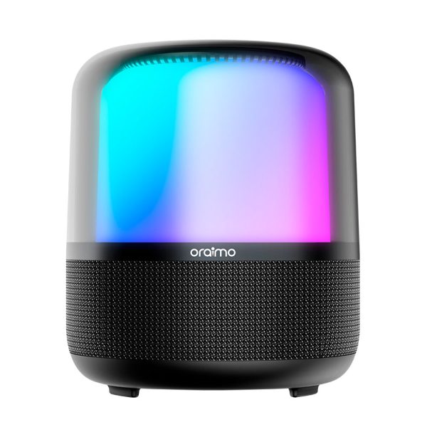 Parlante ORAIMO Soundflow Con Luces de Colores Led COLOR Negro