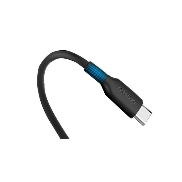 Cable de Datos Oraimo Tipo C a Tipo C 1 Metro Negro - Imagen 3