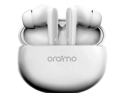 Audífonos inalámbricos Oraimo riff in-ear blancos